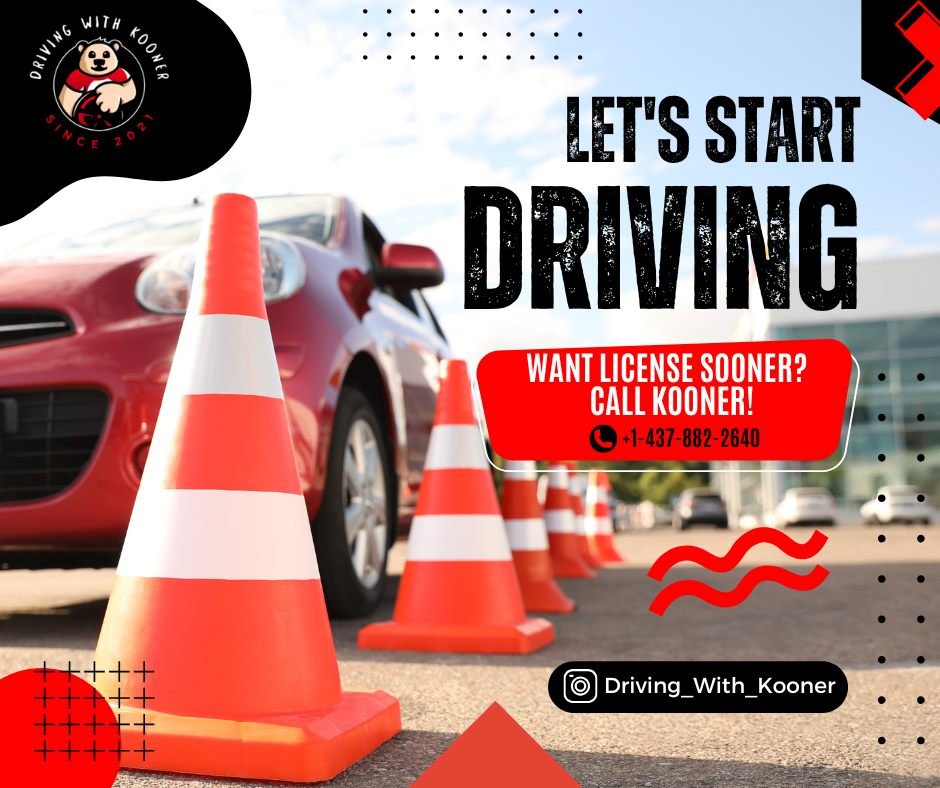 Let's start driving social post designed by Wizards Kreative for Driving with Kooner